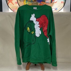 EUC Mens long sleeve The Grinch sweatshirt